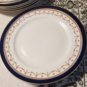 Alfred Meakin Swag Bleu De Roi 8 inch Salad Plates